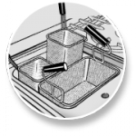 Paniers perforés pour polycuiseur